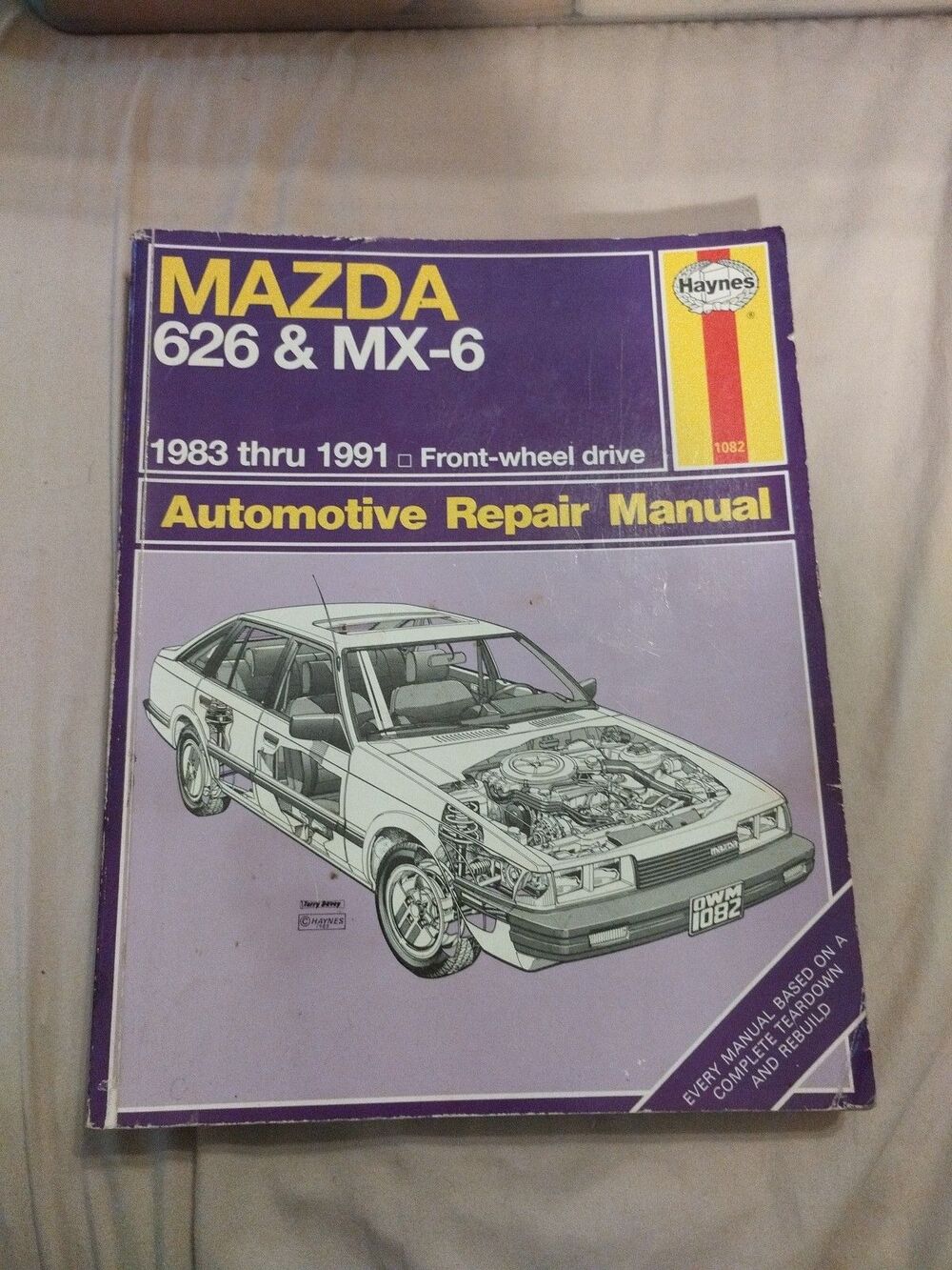 Haynes Repair Manual #1082 Mazda 626 & MX-6 1983-1991